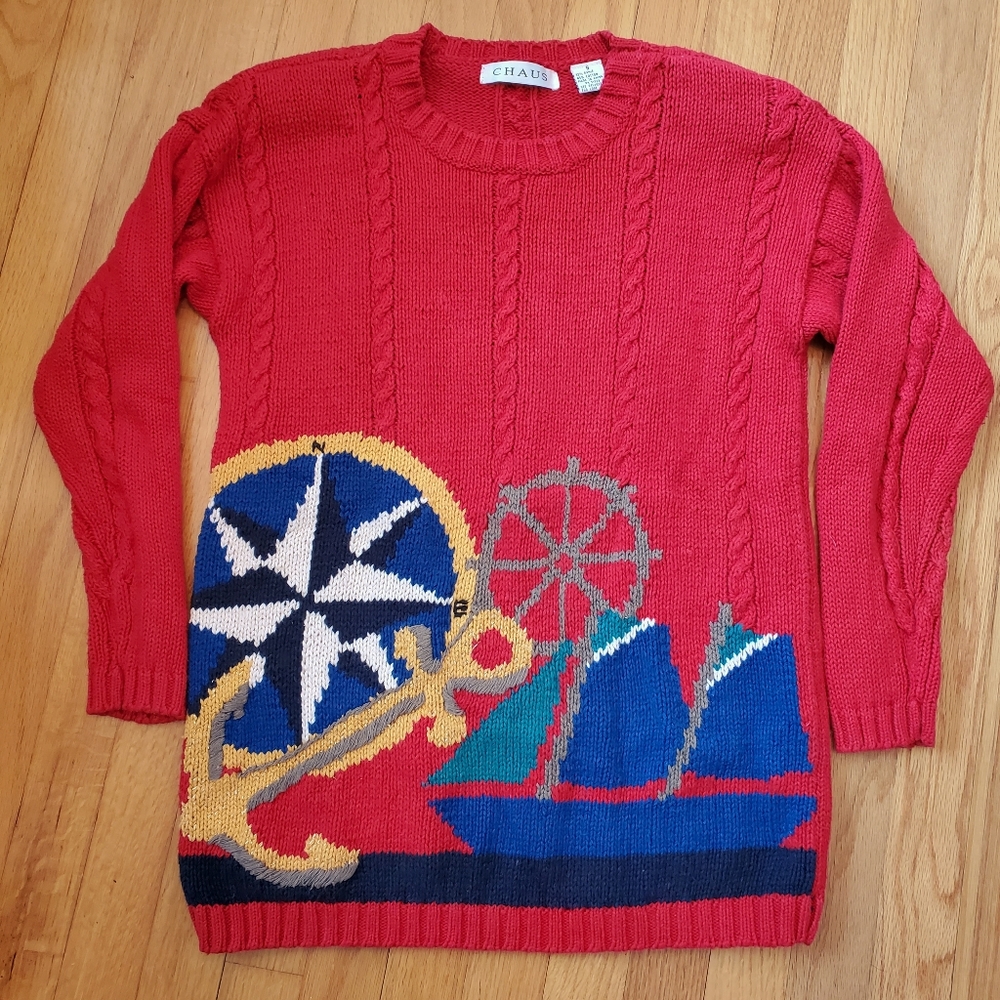 Vintage Nautical Sweater